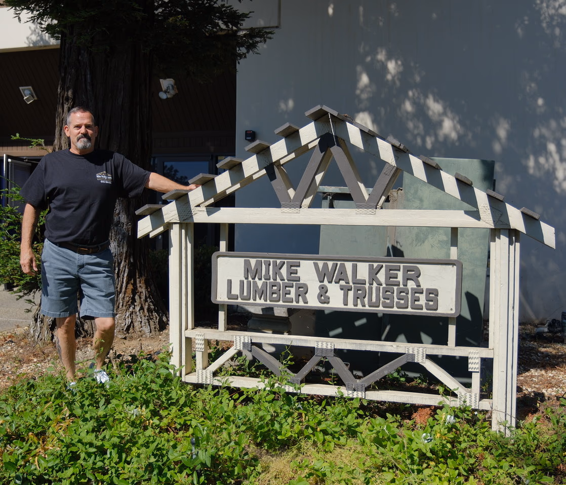 Curtis Walker, owner of Mike Walker Lumber