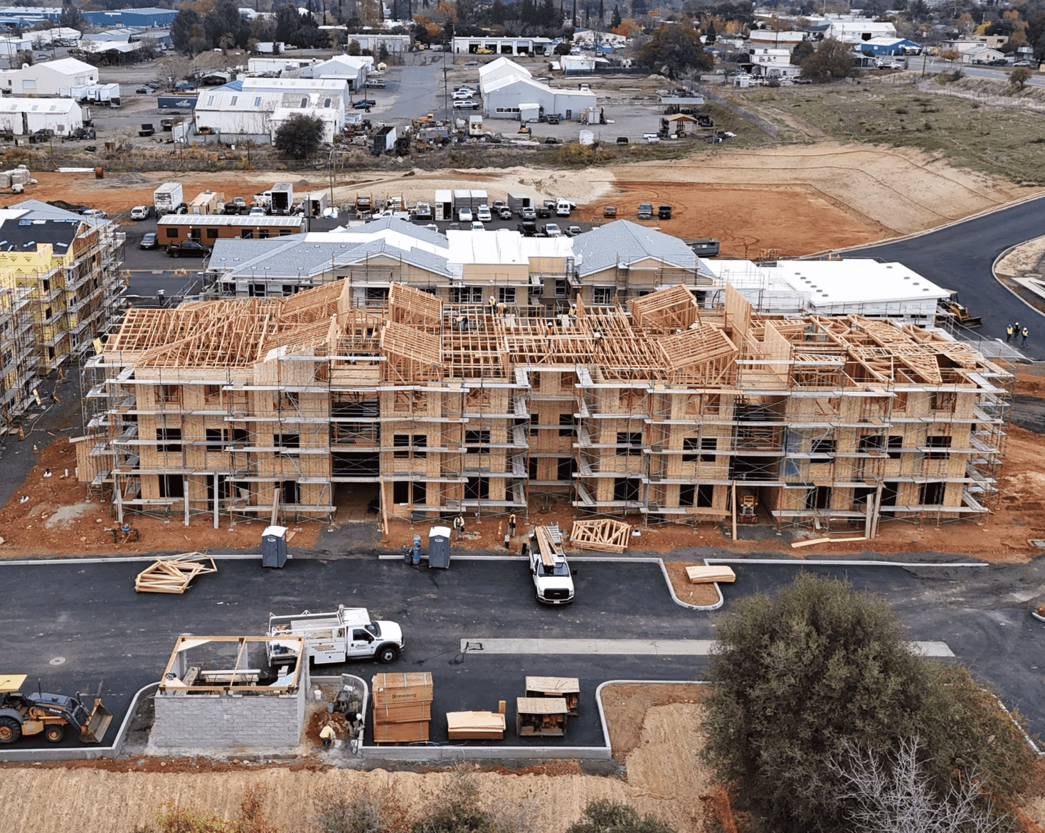 Mike Walker Lumber Co Inc multi-family truss project